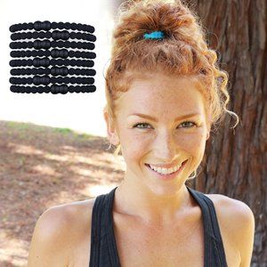 PRO Hair Tie || Black Pro Hair Ties -- 8 Hair Ties